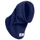 Dogrobes Navy Dog Snood for drying dog's head, neck and ears after walks or baths