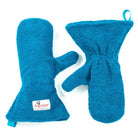 Pair of Teal Dogrobes Dog Drying Gauntlets (mitts) used for drying a dog’s legs and paws or giving a quick rub-down