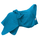 Teal Dogrobe MAX dog towel robe from Dogrobes with innovative fabric ties and handy loop for quick drying comfort