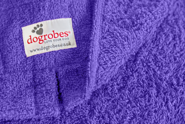 Purple Dogrobe opened up to show the difference between the outer and innerloops